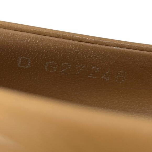 Chanel Interlocking CC Logo Chain Cap Toe Lambskin Ballerina Flat Size 36 - Picture 13 of 15